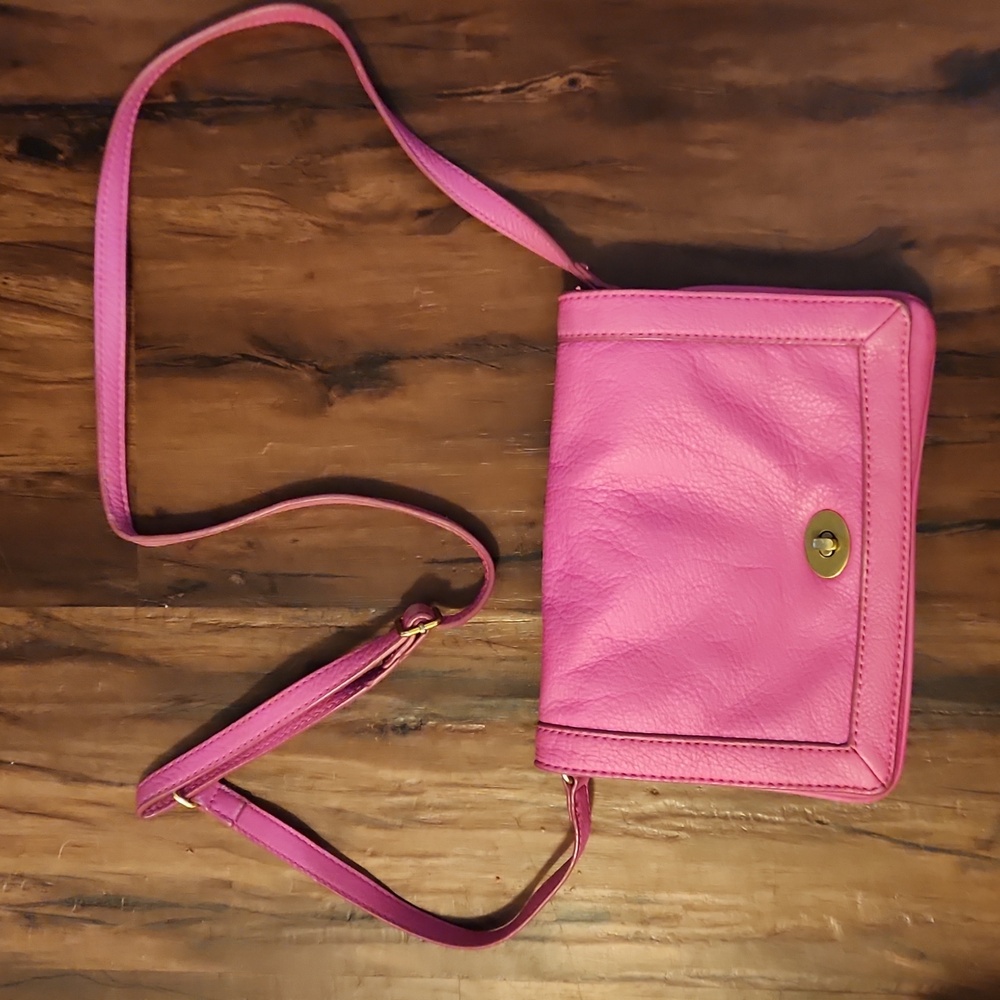 J. Crew Pink Crossbody Bag